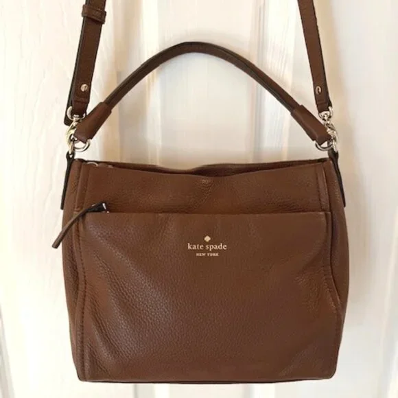 KATE SPADE | New York Leila North South Pebbled Leather Crossbody Bag - Picture 16 of 16